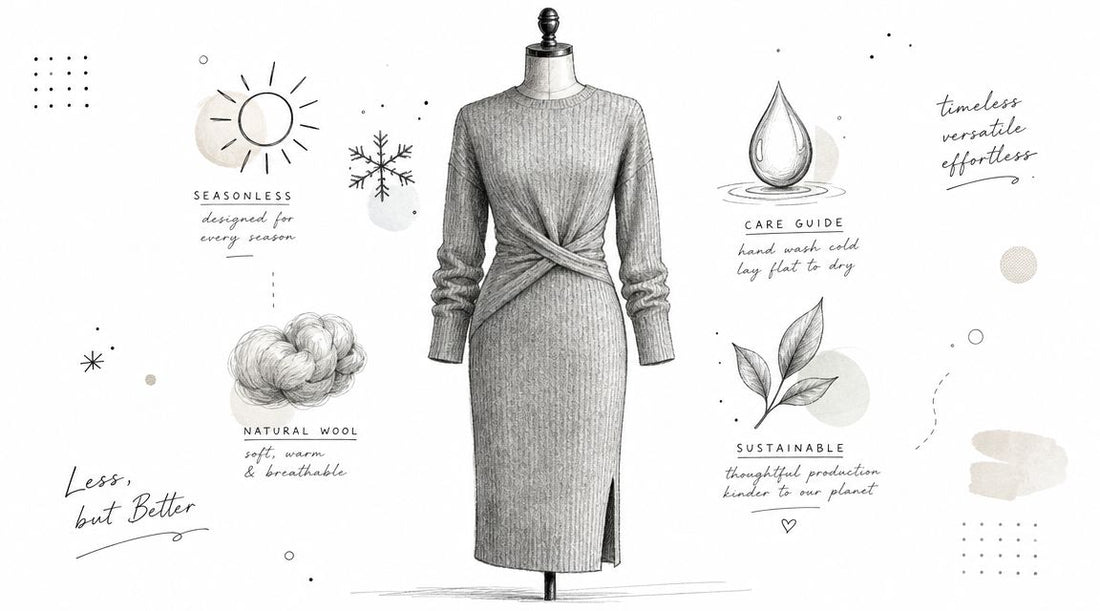 Your Forever Gray Knit Dress: A Seasonless Guide