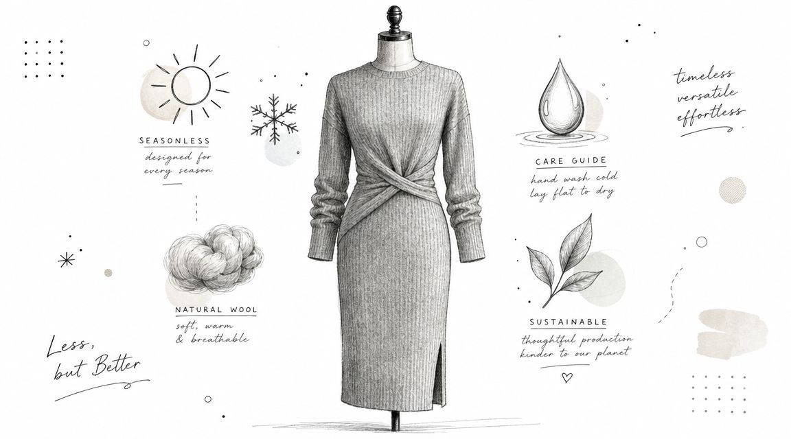Your Forever Gray Knit Dress: A Seasonless Guide