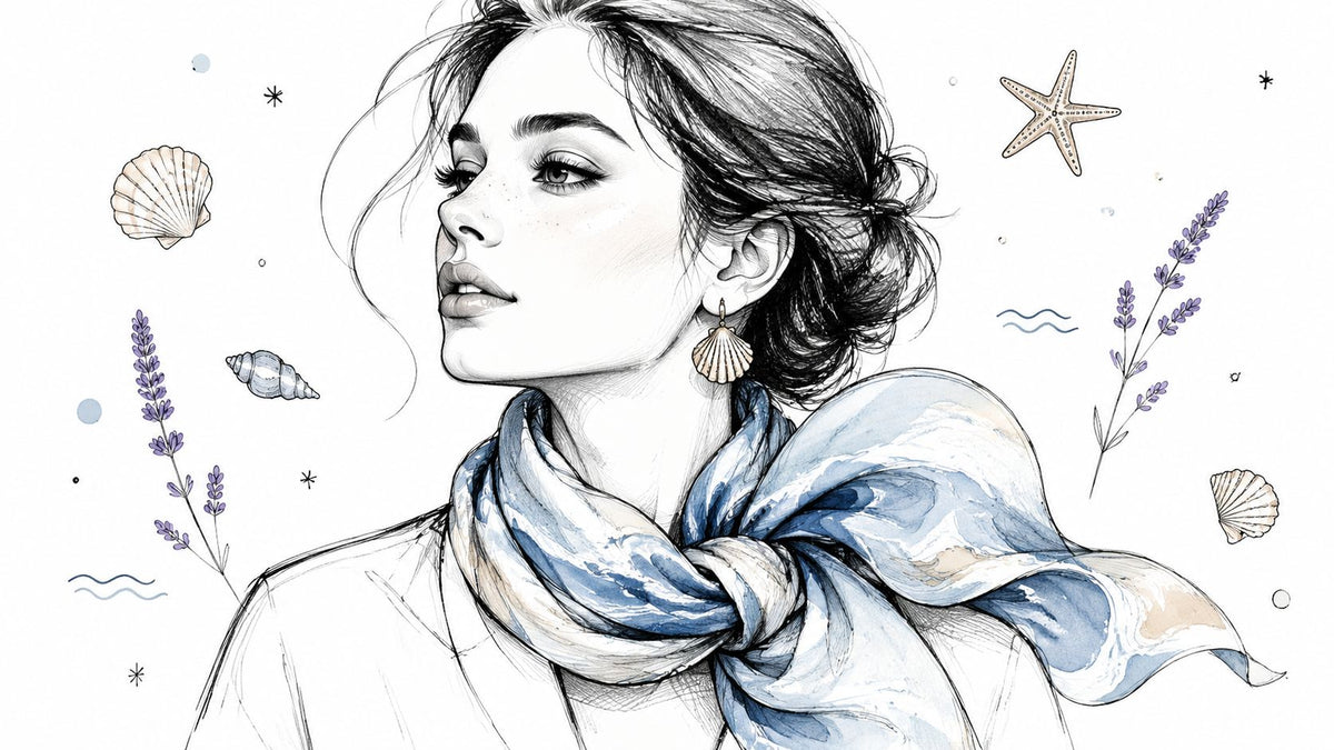How to Style Scarf with Seaside Whimsy and Grace