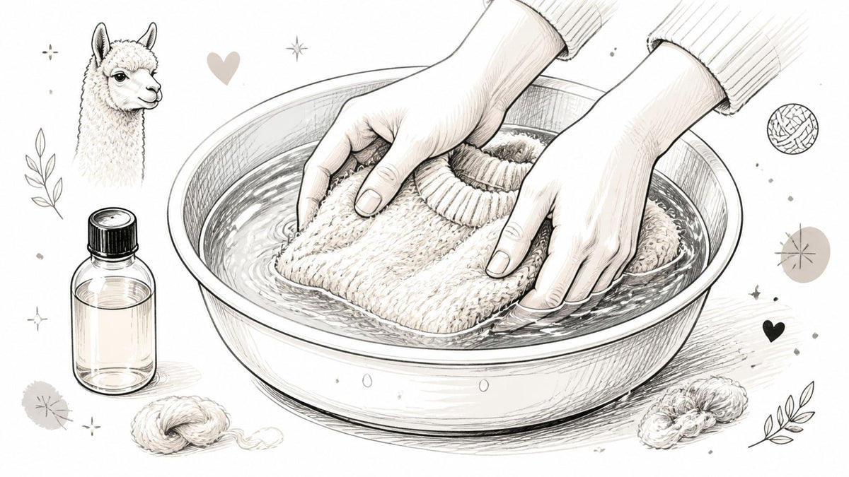 How to Wash Alpaca Wool Without Ruining It