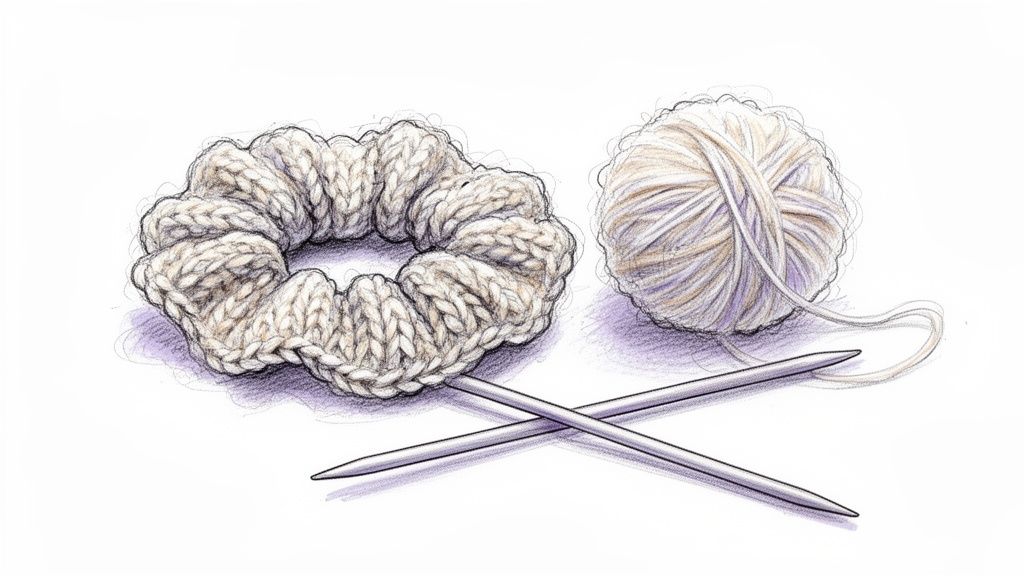 Knit Scrunchie: The Stylish, Hair-Friendly Accessory for 2026