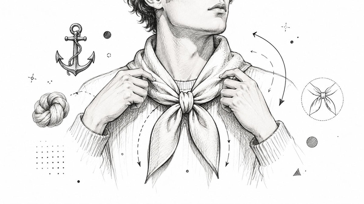 How to Tie the Sailor Scarf Knot with Real Style